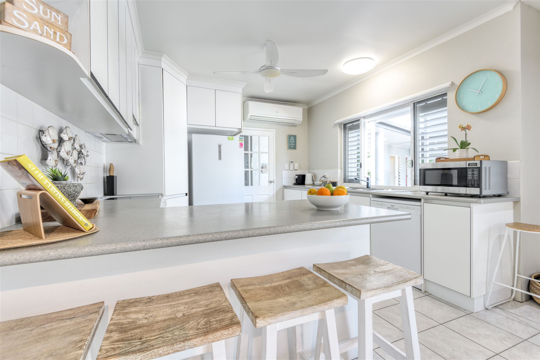 Kitchen at Seabrook Beach House